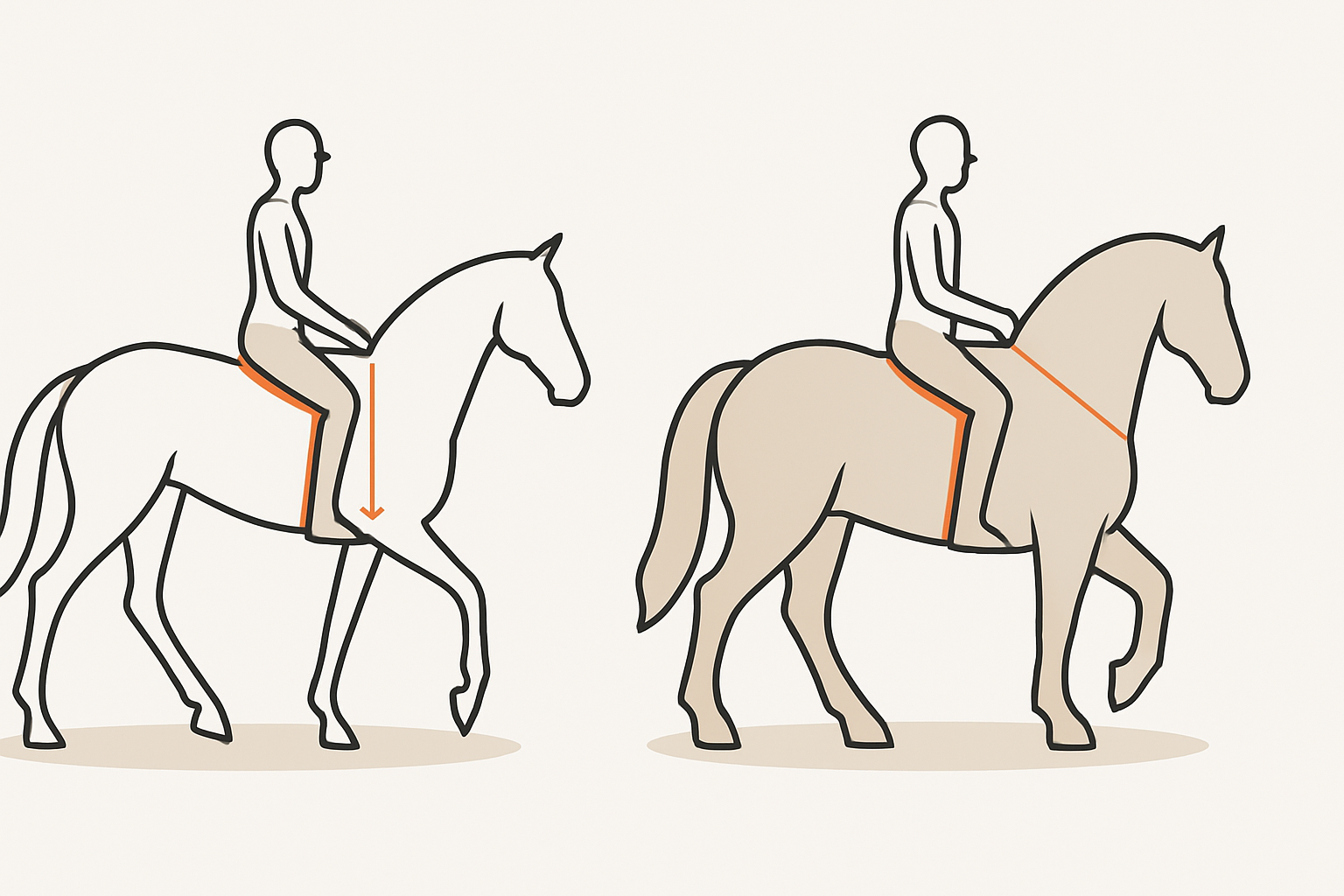 Der Reitersitz auf dem barocken Pferd Balance und Einwirkung neu gedacht